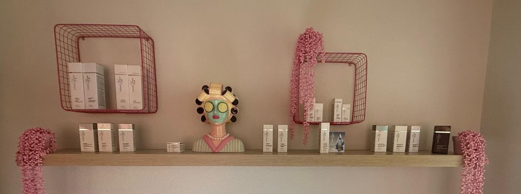 TheraVine producten in de salon van Puur & Stralend!